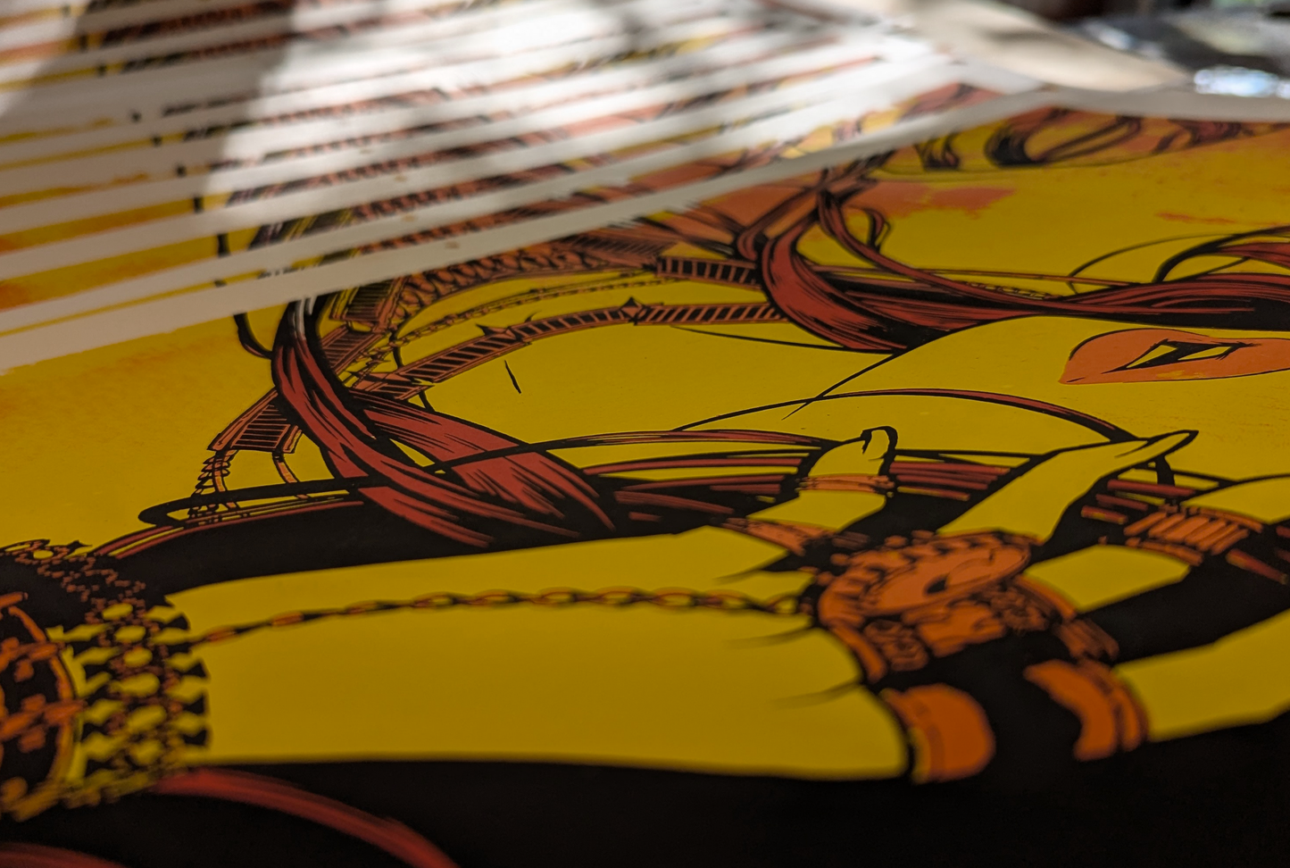 "The Outcry" Silkscreen Handmade Print