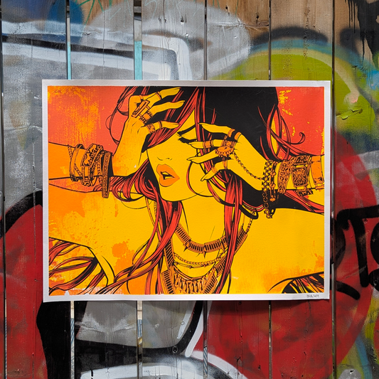 "The Outcry" Silkscreen Handmade Print