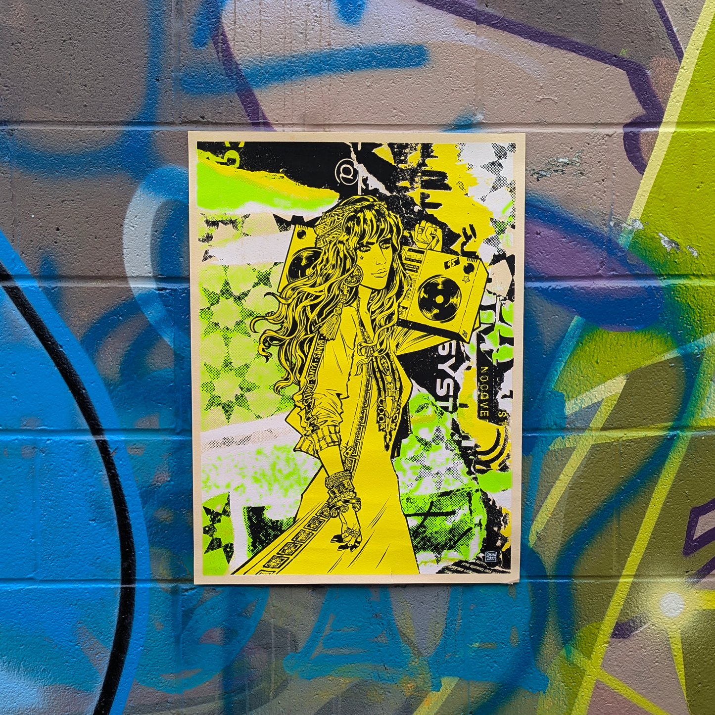 "Synesthesia" Silkscreen Handmade Print