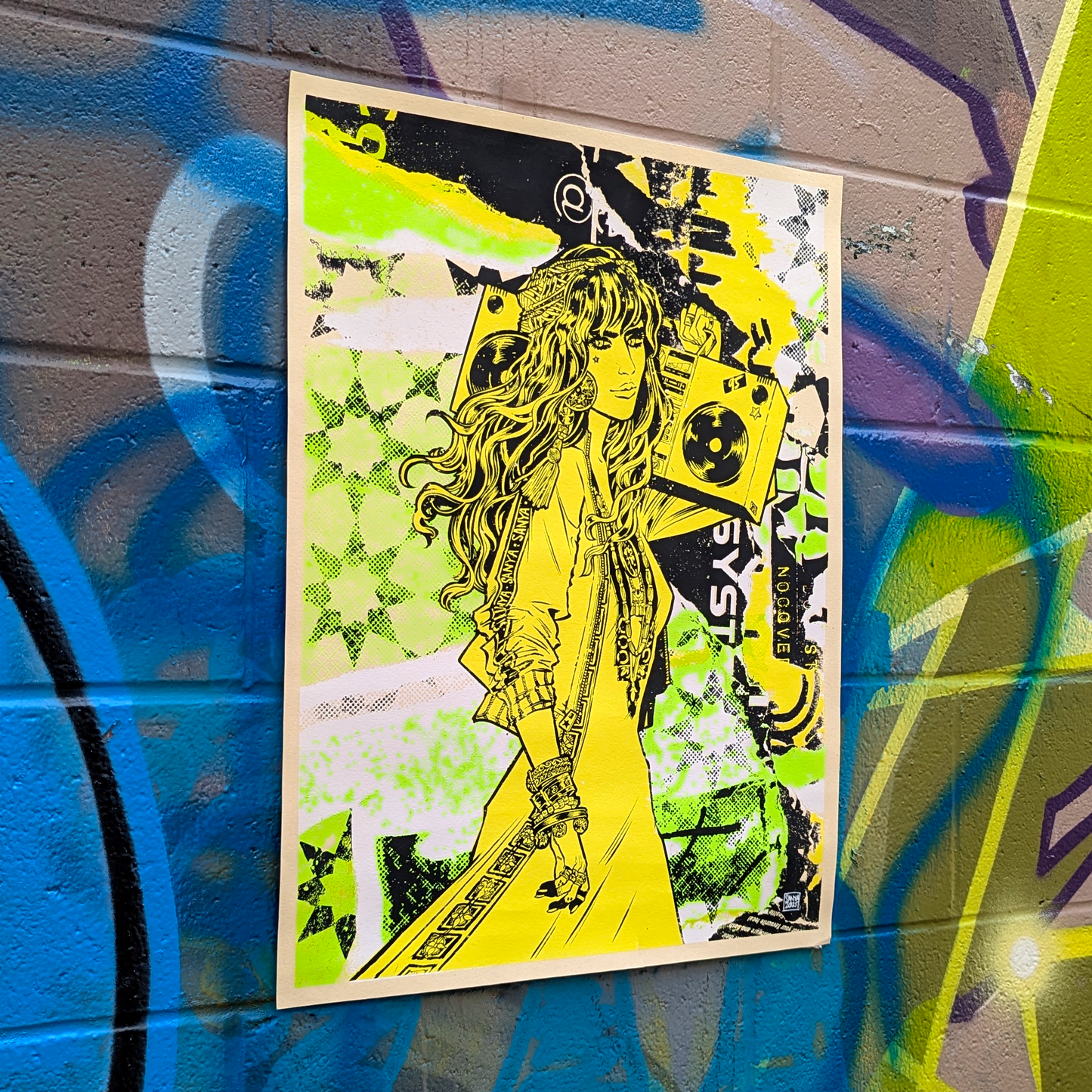 "Synesthesia" Silkscreen Handmade Print